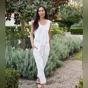 Frank & Eileen Cinch-at-the-Waist Crop Jumpsuit